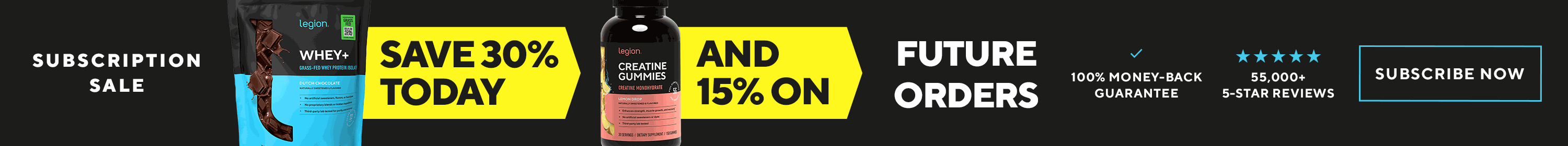Explore Legion Athletics supplements and current offers